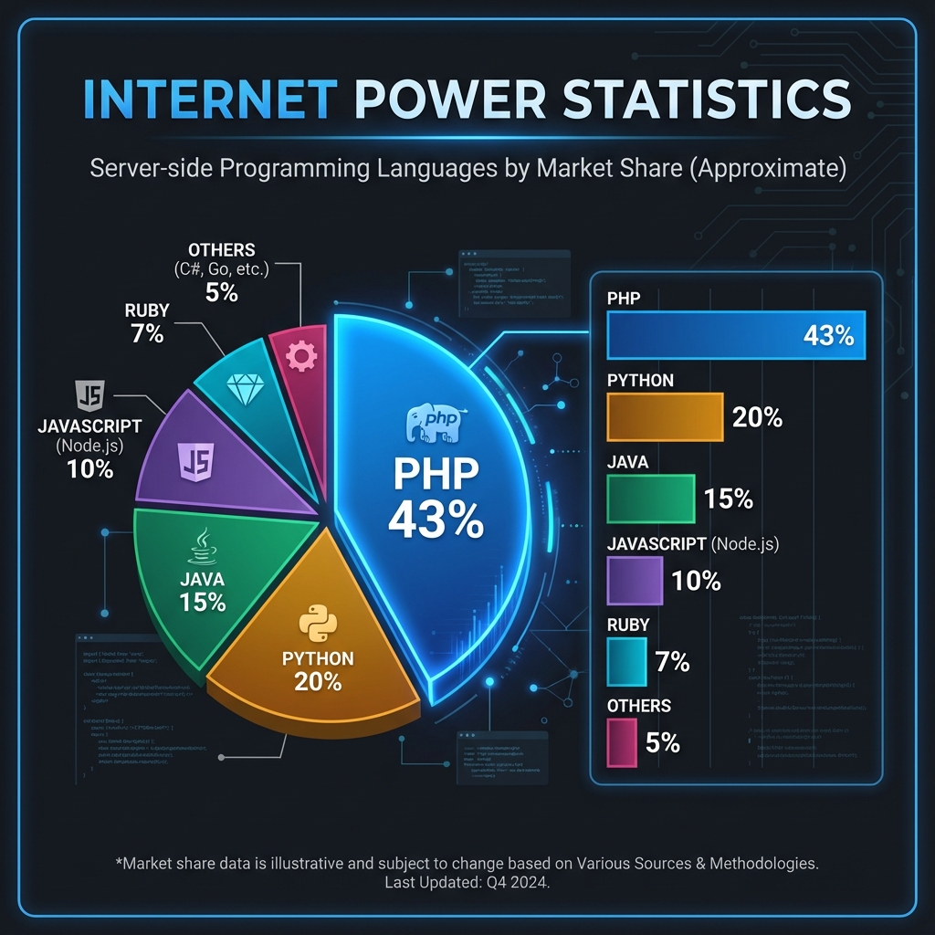 PHP Internet Dominance Statistics
